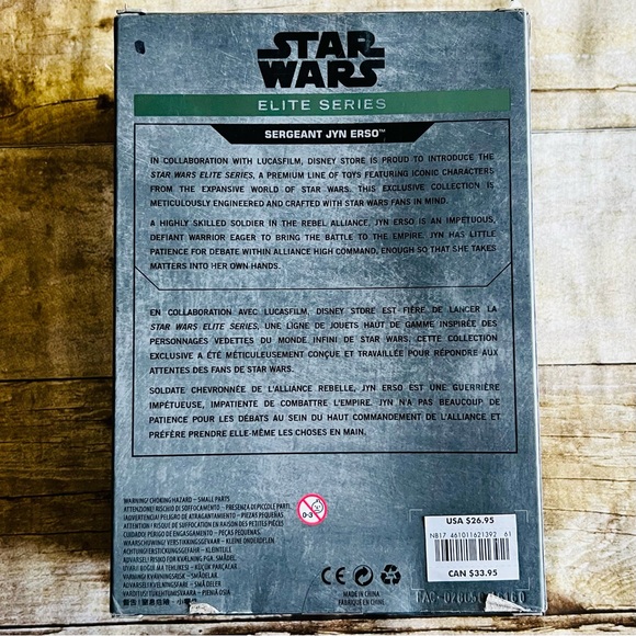 Disney Star Wars Elite Series 7” Sergeant Jyn Erso Metallic Action Figure - Picture 6 of 7